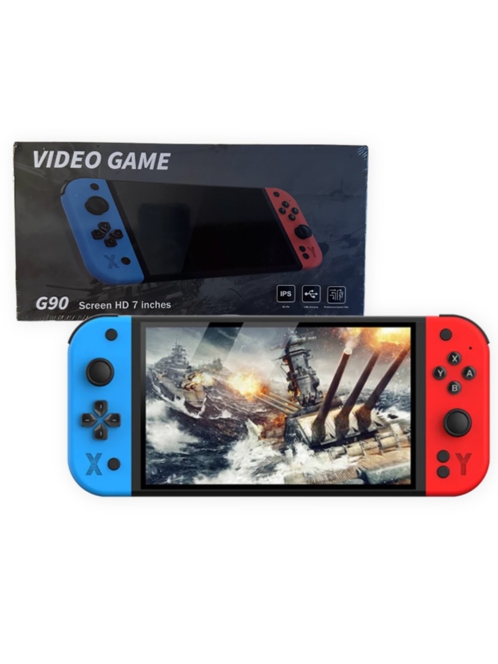 G90 7-Inch Handheld Retro Video Game Console 64G